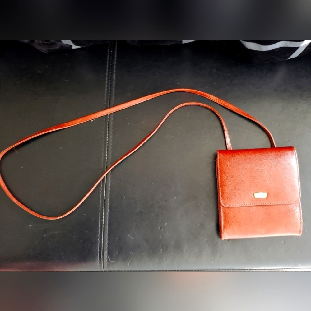 Leather Co. Vintage Mini Crossbody Tan Leather